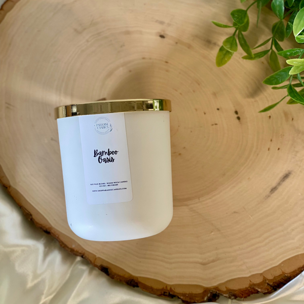 Bamboo Oasis Wood Wick Candle