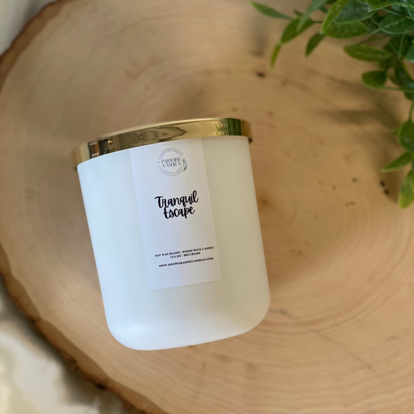 Tranquil Escape Wood Wick Candle